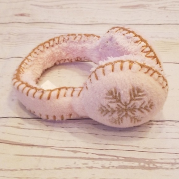 Other - 💥SHERPA LINED SNOWFLAKE EAR MUFFS💥CLEARANCE💥